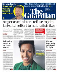 The Guardian – Anger as ministers refuse to join last-ditch effort to halt rail strikes