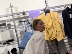 Amber Heard shops for bargains at TK Maxx after being told to pay Johnny Depp .3million