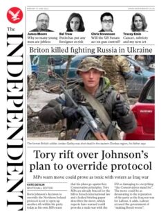 The Independent – Tory rift over Johnson’s plan to override protocol