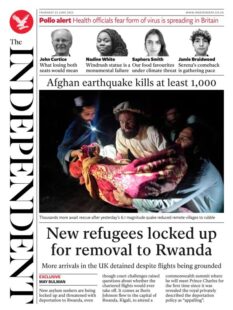 The Independent - New refugees locked up for removal to Rwanda