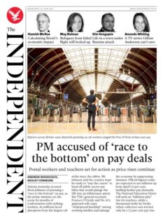 The Independent – PM accused of ‘race to the bottom’ on pay deals