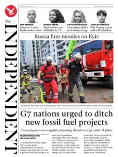 The Independent – G7 nations urged to ditch new fossil fuel projects