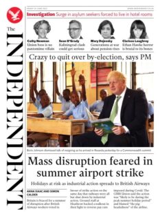 The Independent – Mass disruption feared in summer airport strike