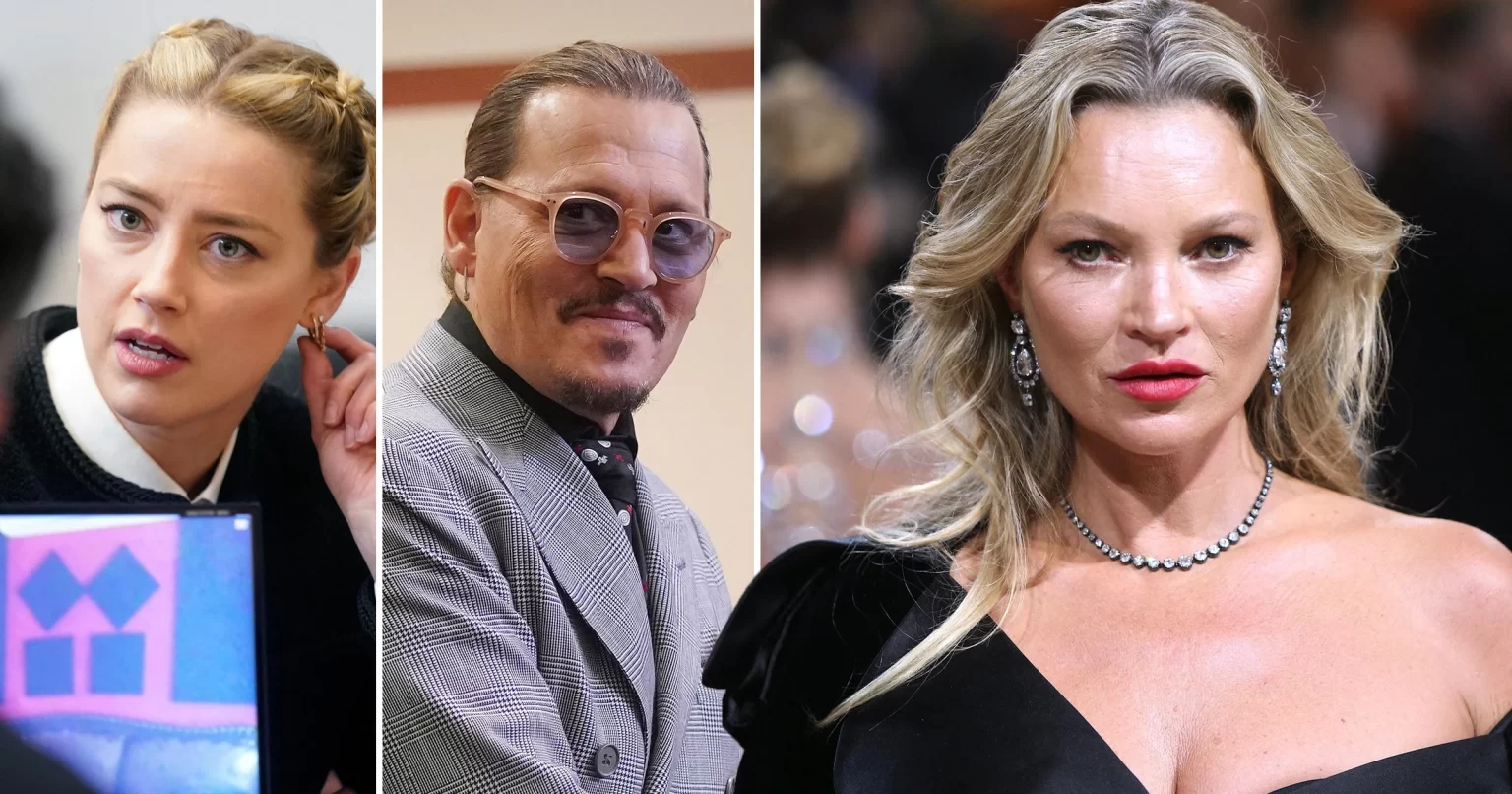 Kate Moss watches Johnny Depp perform with Jeff Beck in London days after testifying in Amber Heard trial