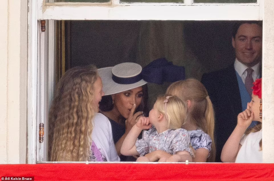 Queen’s Platinum Jubilee: Harry and Meghan spotted having fun on balcony 