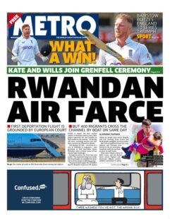 Metro – Rwanda air farce