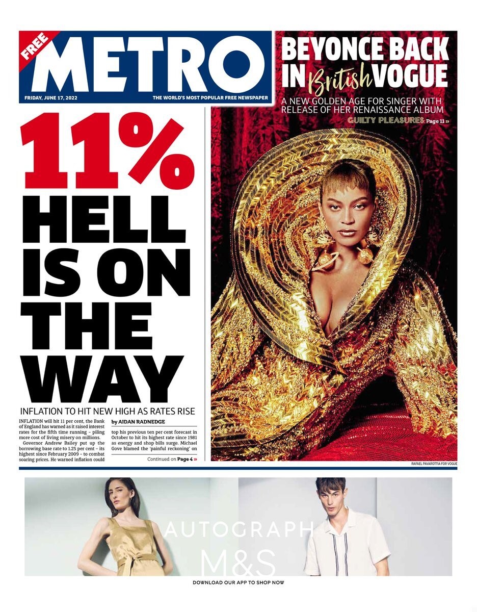 Metro - 11% hell is on the way