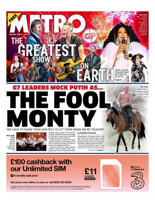 Metro - The fool monty