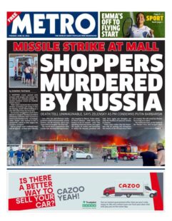 Metro – Shoppers murdered by Russia