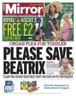Daily Mirror – Please save Beatrix