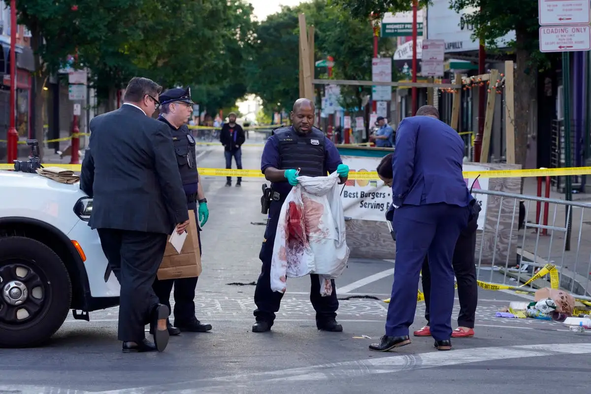 Three dead and 11 injured in mass shooting in Philadelphia