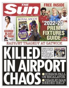 The Sun – Killed in airport chaos