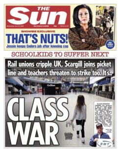 The Sun – Class war – school kids to suffer next