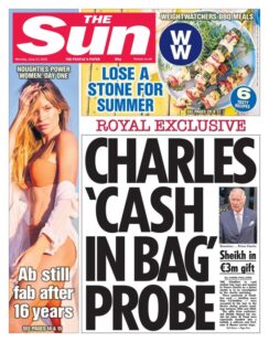The Sun – Charles ‘cash in bag’ probe