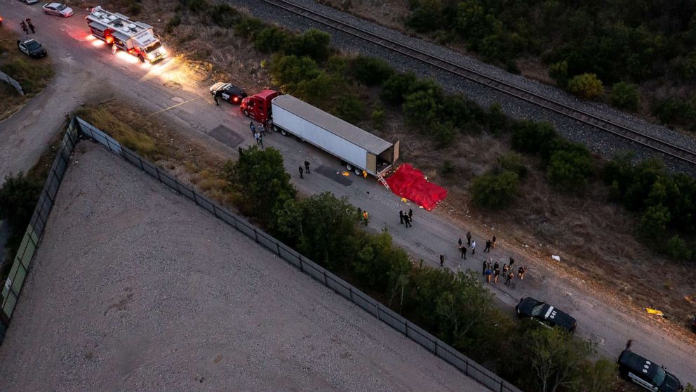 At least 46 people found dead in Texas trailer truck