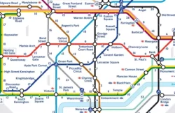 Alternative London map tells you how long it will take to walk between stations