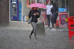 UK weather forecast: Blistering 24C tropical heat amid gale force winds and heavy rain