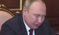 Putin fighting to stay awake in crucial meeting as puffy face sparks health concerns