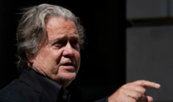 Steve Bannon appears in court as contempt-of-Congress trial begins