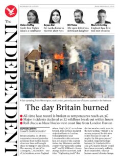 The Independent – The day Britain burned