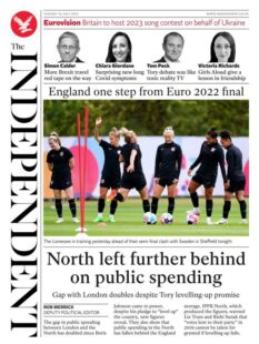 The Independent – North left further behind on public spending