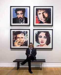 Johnny Depp art collection in London