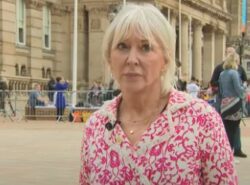 Nadine Dorries calls for security after man threatens her cameraman during live TV interview