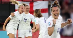 England reach Women’s Euros final with rousing thrashing of Sweden in Sheffield