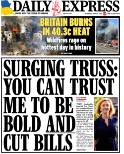 Daily Express – Surging Truss: You can trust me to be bold and cut bills