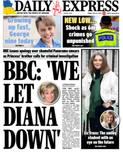 Daily Express – BBC: We let Diana down