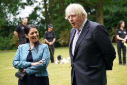 Priti Patel calls on Boris Johnson to resign – ‘major u-turn from Patel’