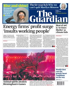 The Guardian – Energy firms profits surge ‘insults working people’