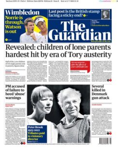 The Guardian – Revealed: children of lone parents hit by era of Tory austerity