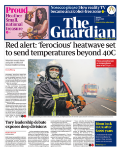 The Guardian – Heatwave set to send temperatures beyond 40C