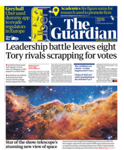 The Guardian – Leadership battle leaves eight Tory rivals scrapping for votes