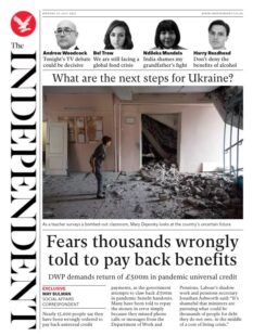 The Independent – Fears thousands wrongly told to pay back benefits