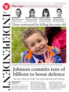 The Independent  – Johnson commits tens of billions to boost defence