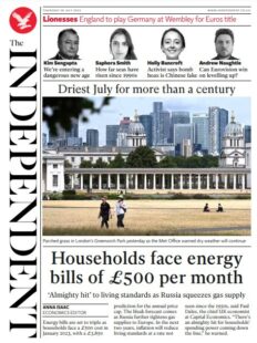 The Independent – Households face energy bills of £500 per month