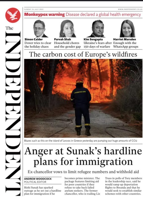 Sunday Papers - Travel chaos new normal after Brexit & Sunak's hardline immigration plans