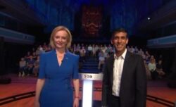 Liz Truss accuses Rishi Sunak of ‘Project Fear’ in furious row over tax as Tory pair lock horns in TV debate