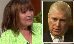 Lorraine Kelly in savage jibe at Prince Andrew as she mocks Duke in heatwave