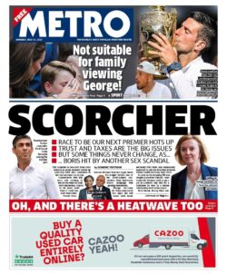 Metro – Race to be PM: Scorcher