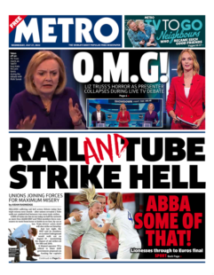 Metro – Rail and Tube strike hell