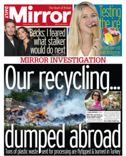 Daily Mirror – Our recycling … dumped abroad