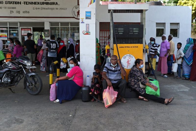 With no fuel and no cash, Sri Lanka grinds to a halt