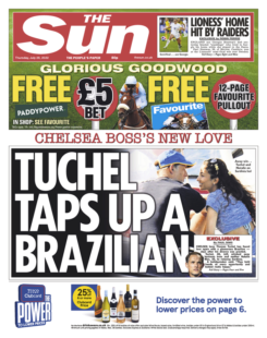 The Sun – Tuchel taps up a Brazilian