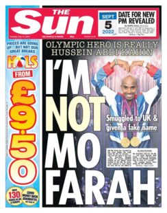 The Sun – I’m not Mo Farah