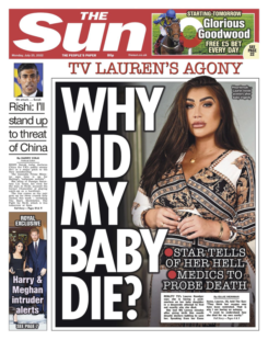 The Sun – Why did my baby die?