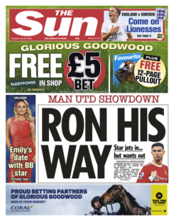 The Sun – Man United showdown: Ron his way