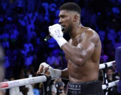 Anthony Joshua speaks out about bizarre post-fight antics 